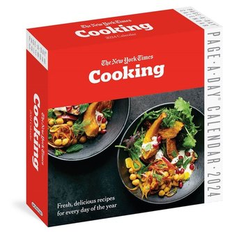 New York Times Cooking Page-A-Day Calendar 2024: Fresh, Delicious Recipes for Every Day of the Year