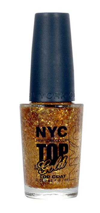 NYC New York Color Top of the Gold Lak na nehty 9,7 ml 010 Top of the Gold pro ženy
