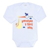 Body s potiskem New Baby Doručeno v roce 2024 - velikost 62 (3-6m)