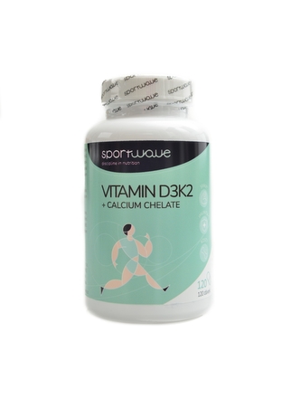 Sportwave - Vitamín D3K2 + Calcium chelate 120 kapslí