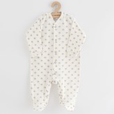 Kojenecký overal New Baby Classic II hvězdy béžové - velikost 86 (12-18m)