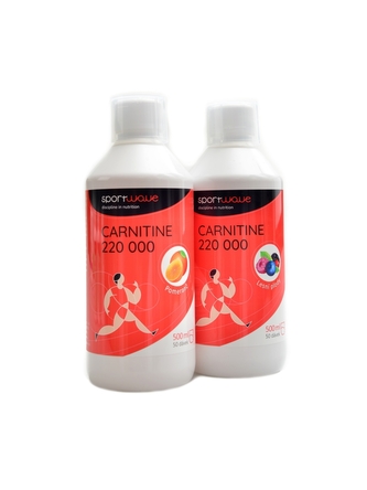 Sportwave - L-Carnitine 220000 2 x 500 ml - pomeranč + lesní plody