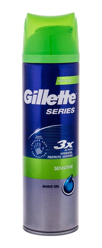 Gillette Series Gel na holení Sensitive 200 ml pro muže