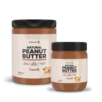 Body & Fit Natural Burákové máslo Smooth - hladká konzistence 1000g