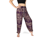 Kalhoty Joga SOLADA, fialové