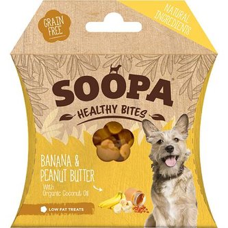 Soopa Healthy Bites s banánem a arašídovým máslem 50 g