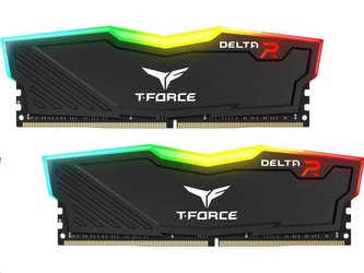 DIMM DDR4 16GB 3000MHz, CL16, (KIT 2x8GB), T-FORCE DELTA RGB (Black)