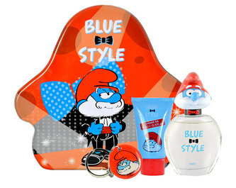 The Smurfs Papa toaletní voda 100 ml + sprchový gel 75 ml + přívěsek na klíče