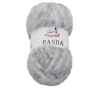 Příze PANDA - šedobílá - 100g / 66 m