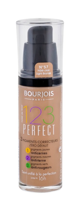 BOURJOIS Paris 123 Perfect Makeup 30 ml 57 Light Bronze pro ženy