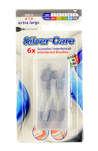 SilverCare Interdental Care Mezizubní kartáček 1,6 mm Extra Large 6 ks unisex