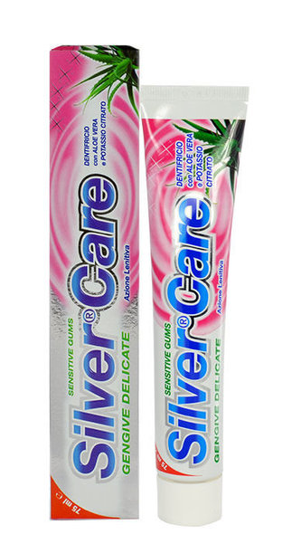 SilverCare Sensitive Zubní pasta 75 ml unisex
