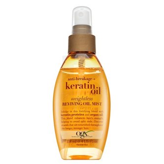 Vlasová kosmetika  v naší nabídce nese jména těch nejslavnějších kadeřnických značek. Oleje na vlasy značky z kolekce Keratin byly vytvořeny pro poškozené vlasy speciálně pro ženy. Tento kadeřnický zázrak má objem 118 ml.