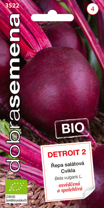 Dobrá semena Řepa salát. - Detroit 2 Bio kulatá 3g