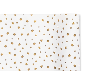 Voňavý vánoční papír 70cm/2m HVĚZDY - zlaté