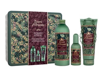 Tesori d´Oriente Forest Ritual parfémovaná voda 100 ml + pěna do koupele 500 ml + sprchový krém 250 ml + plechová krabička