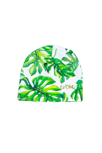 enie baby Dětská čepice 0-3m Tropical Leaves enie baby Dětská čepice 0-3m Tropical Leaves