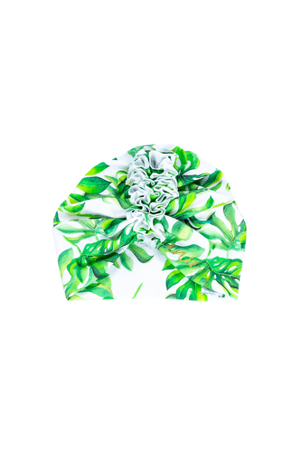enie baby Turban - dětská čepice 12-16m Tropical leaves enie baby Turban - dětská čepice 12-16m Tropical leaves