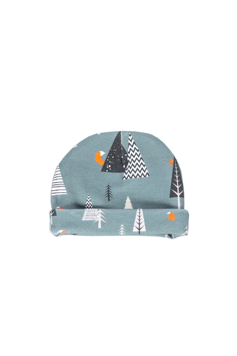 enie baby Dětská čepice s ohybem 9-12m Forest enie baby Dětská čepice s ohybem 9-12m Forest