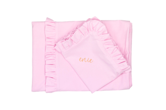 enie baby Povlečení SWEET růžové 100x140 a 40x60 cm