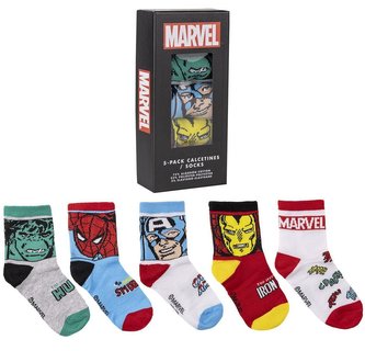 SADA 5 KS PONOŽKY AVENGERS - velikost 23-26