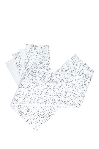 enie baby Povlečení Satine 100x140 a 40x60 cm Drop