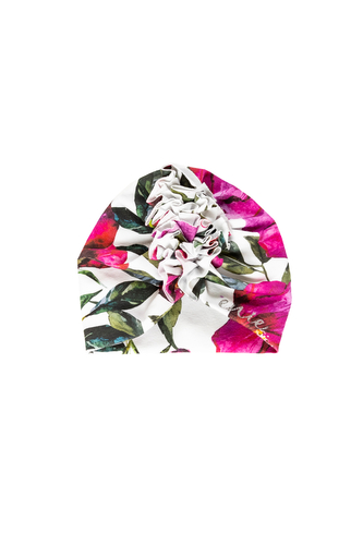 enie baby Turban - dětská čepice 12-16m Flowers enie baby Turban - dětská čepice 12-16m Flowers