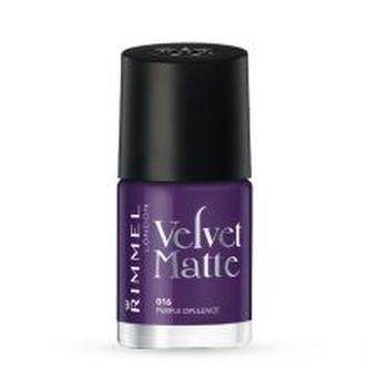 Rimmel London Velvet Matte Lak na nehty 12 ml 015 Midnight Kiss pro ženy