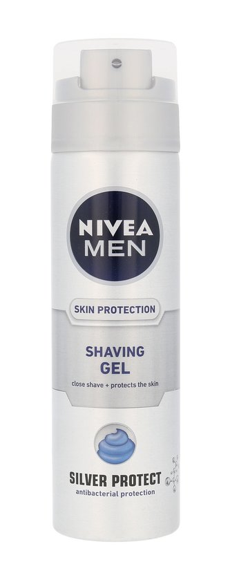 Nivea Men Silver Protect Gel na holení 200 ml pro muže