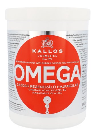 Kallos Cosmetics Omega Maska na vlasy 1000 ml pro ženy