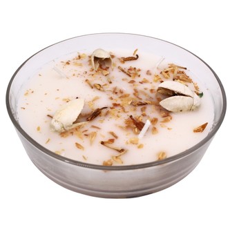 ARÔME Organická tříknotová svíčka 200g ve skle, Honeysuckle Jasmine