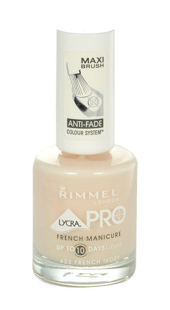 Rimmel London Lycra Pro Lak na nehty French Manicure 12 ml 433 French Ivory pro ženy
