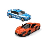 RE.EL Toys sada RC aut Alfa Romeo Qiulia Q Polizia a McLaren 675LT 1:24 RTR