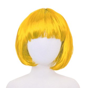 Peruka bob żółta Peruka bob żółta
