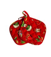 Vánoční chňapka/podložka pod horké set 2ks 18 x 18cm CHICCHI E BALOCCHI BRANDANI