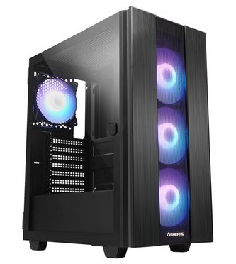 CHIEFTEC ATX GS-02B-OP / ARGB / 4x120 mm / USB 3.0 / USB-C / černý CHIEFTEC ATX GS-02B-OP / ARGB / 4x120 mm / USB 3.0 / USB-C / černý