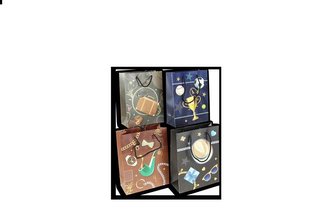 Torebka prezentowa 18x23,5x10cm MIX