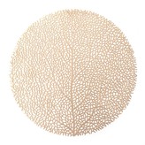 Prostírání kulaté | RAGGI | zlatá | 38 cm | SS22 806365 Homla