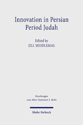 Innovation in Persian Period Judah