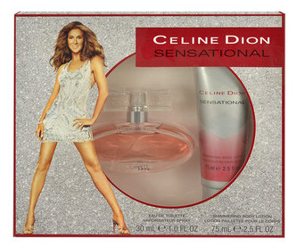Céline Dion Sensational toaletní voda 30 ml + tělové mléko 75 ml