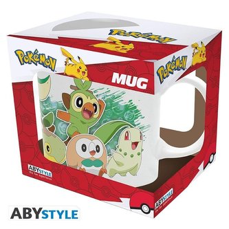 Pokémon Hrnek keramický 320 ml - Grass Partners Pokémon Hrnek keramický 320 ml - Grass Partners
