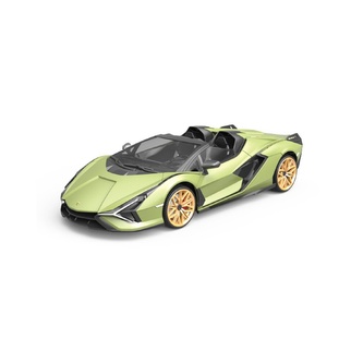 Siva RC auto Lamborghini Sian 1:12 zelená metalíza, proporcionální RTR LED 2,4GHz
