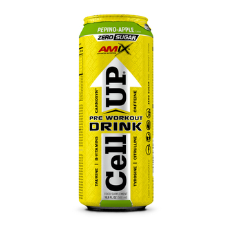 Amix CellUP PreWorkout Drink 500 ml pepino apple (jablko)