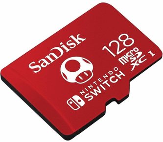 Sandisk Micro SDXC pro Nintendo Switch 128GB 100 MB/s UHS-I U3 (SDSQXAO-128G-GNCZN) (Switch)