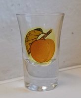 sklen.  30ml, 6ks, SPIRIT MERUŇKY, panák