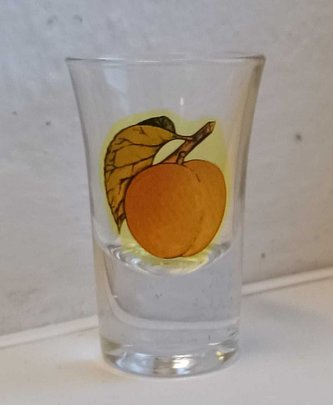 sklen.  30ml, 6ks, SPIRIT MERUŇKY, panák