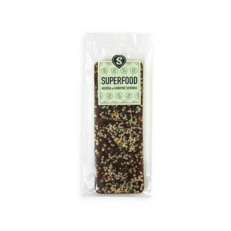 Superfood tyčinka hruška a konopné semínko váha 50g