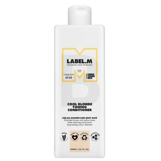 Label.M Cool Blonde Toning Conditioner tónovací kondicionér pro platinově blond a šedivé vlasy 300 ml