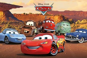 Plakát Disney|Cars|Auta: Postavy (61 x 91,5 cm)