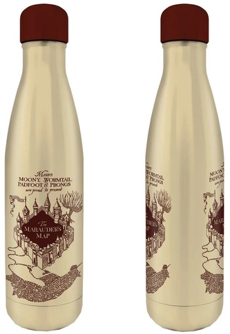 Nerezová láhev na pití Harry Potter: Marauders Map (objem 540 ml)
